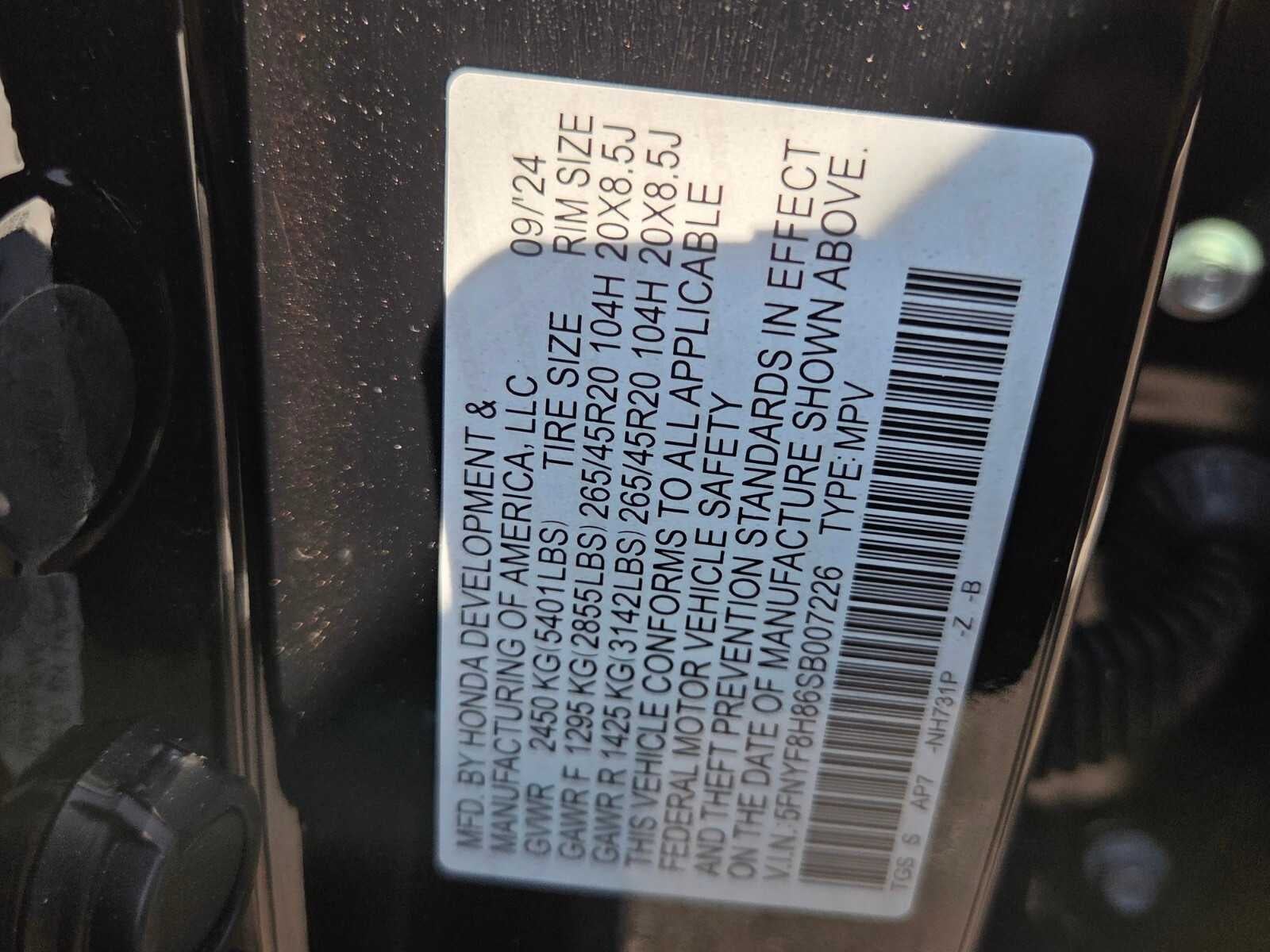2025 Honda Passport Black Edition AWD