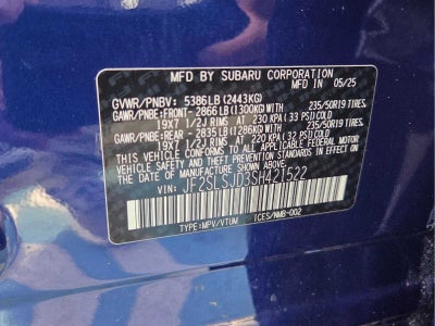 2025 Subaru Forester Sport Hybrid AWD
