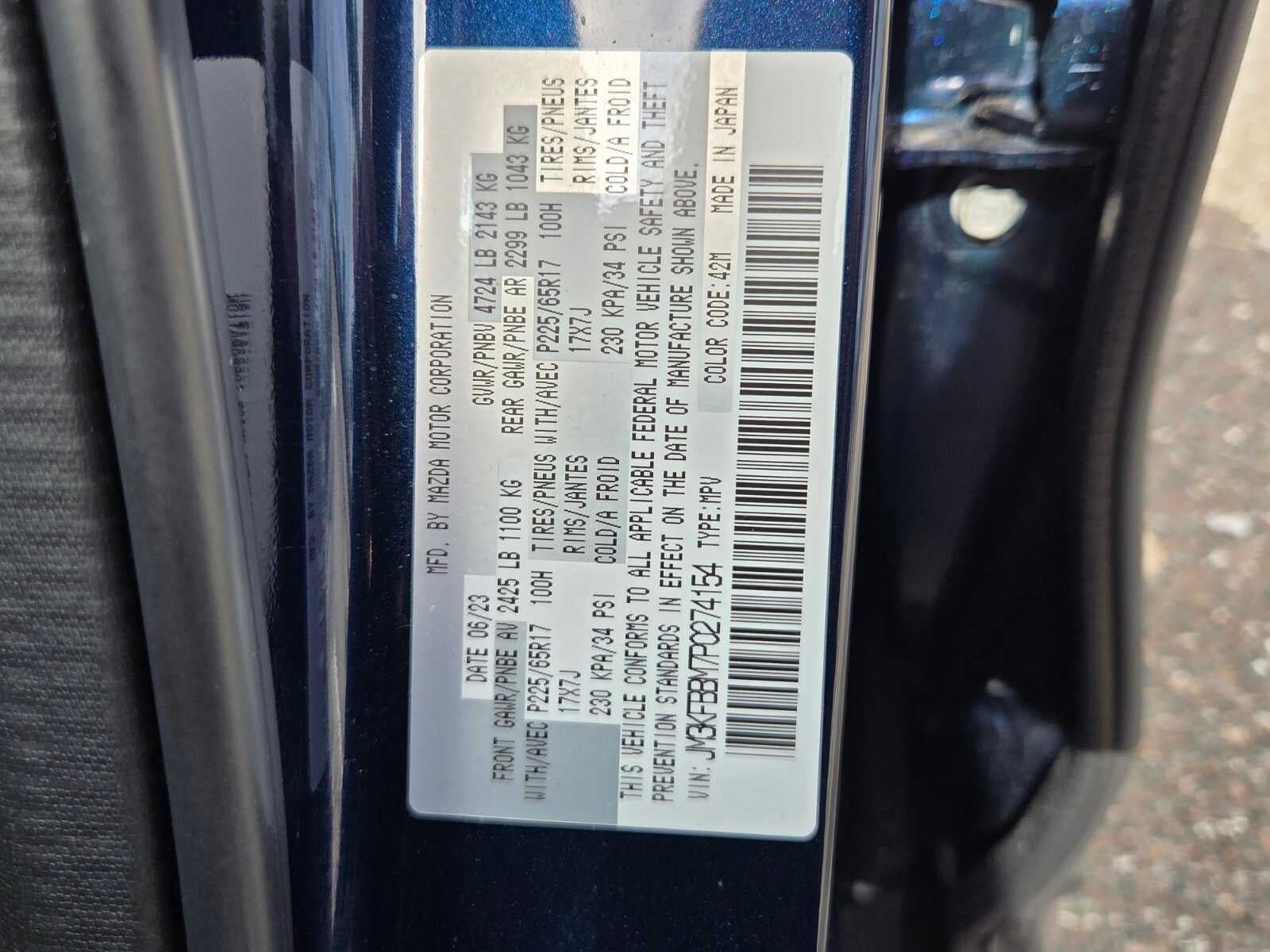 2023 Mazda Mazda CX-5 2.5 S Select Package AWD