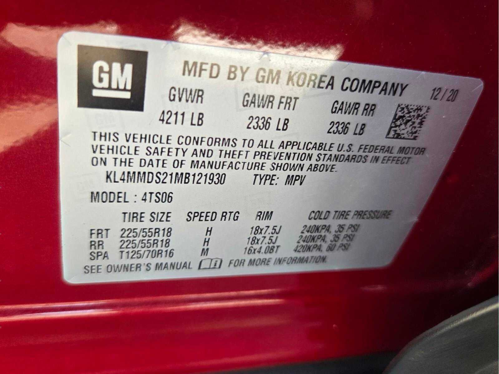 2021 Buick Encore GX FWD 4dr Select