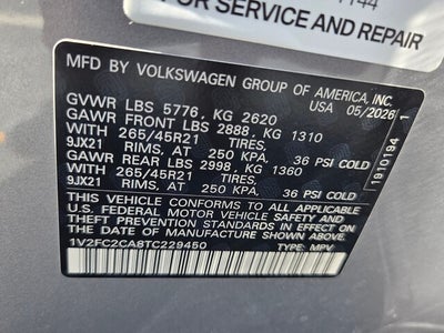 2026 Volkswagen Atlas Cross Sport 2.0T SEL Premium R-Line