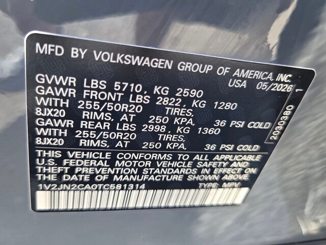 2026 Volkswagen Atlas 2.0T SE w/Technology