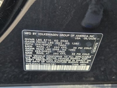 2026 Volkswagen Atlas 2.0T SE w/Technology