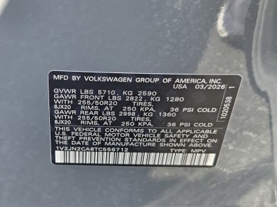 2026 Volkswagen Atlas 2.0T SE w/Technology