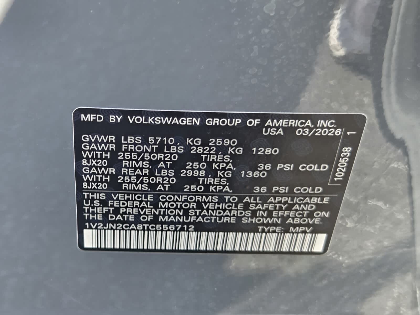 2026 Volkswagen Atlas 2.0T SE w/Technology