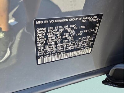 2026 Volkswagen Atlas 2.0T SE w/Technology