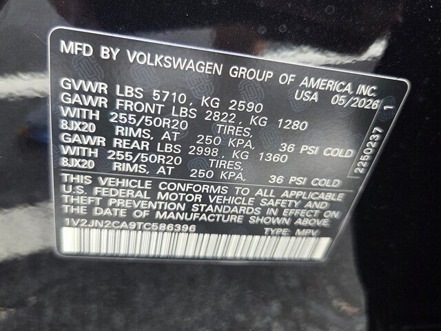 2026 Volkswagen Atlas 2.0T SE w/Technology