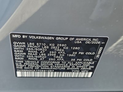 2026 Volkswagen Atlas 2.0T SE w/Technology