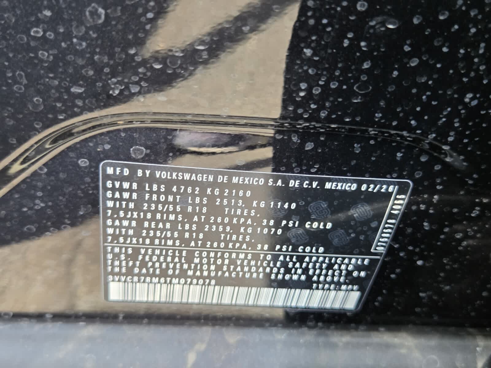 2026 Volkswagen Tiguan S