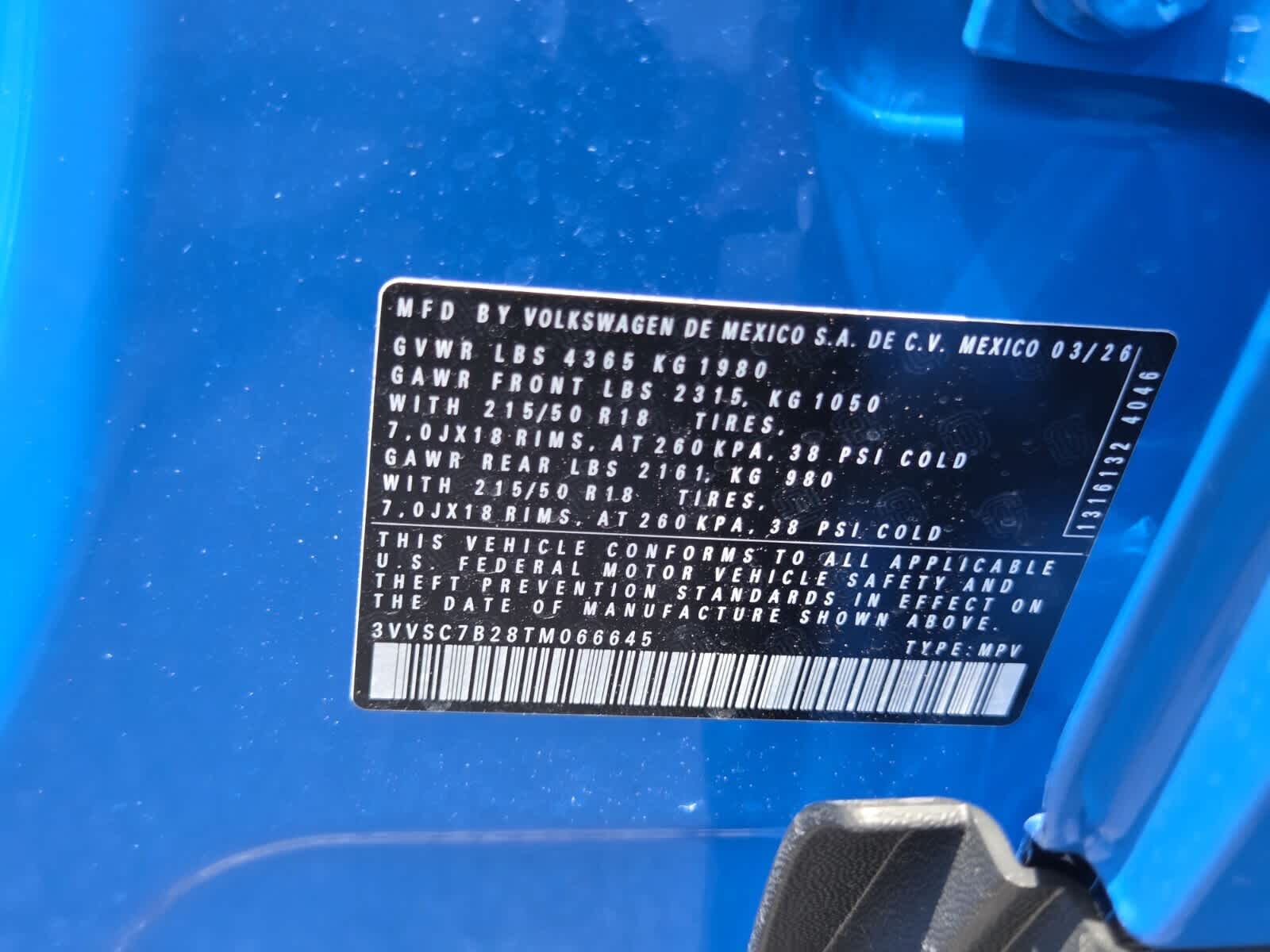 2026 Volkswagen Taos SE