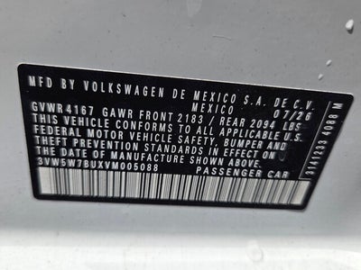 2027 Volkswagen Jetta S