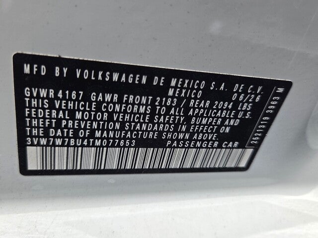 2026 Volkswagen Jetta SE