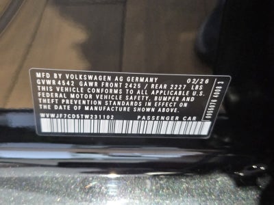 2026 Volkswagen Golf R 2.0T DSG