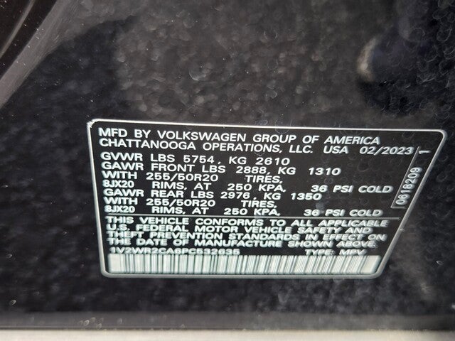 2023 Volkswagen Atlas 3.6L V6 SE w/Technology
