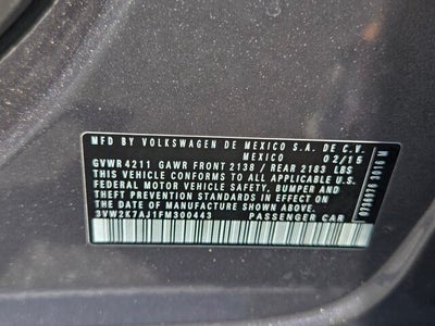 2015 Volkswagen Jetta 2.0L S