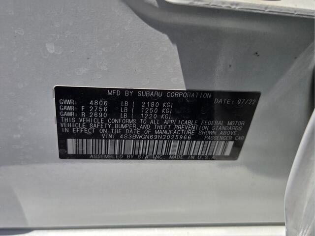 2022 Subaru Legacy Limited XT