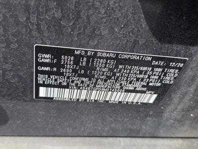 2021 Subaru Outback Touring XT