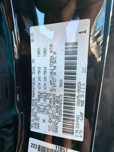 2023 Toyota Tundra SR