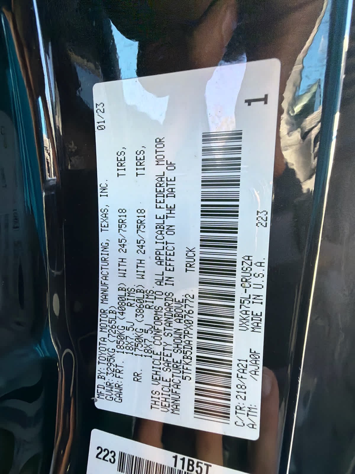 2023 Toyota Tundra SR