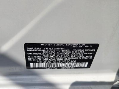 2018 Subaru Crosstrek Limited