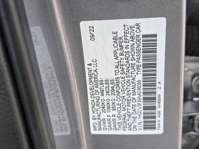 2022 Honda Accord Hybrid Sport