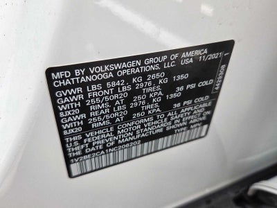 2022 Volkswagen Atlas Cross Sport 3.6L V6 SEL