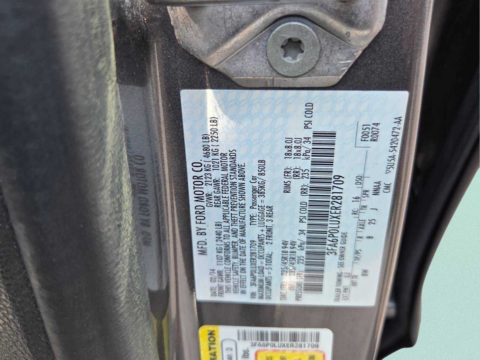 2014 Ford Fusion Hybrid SE Hybrid