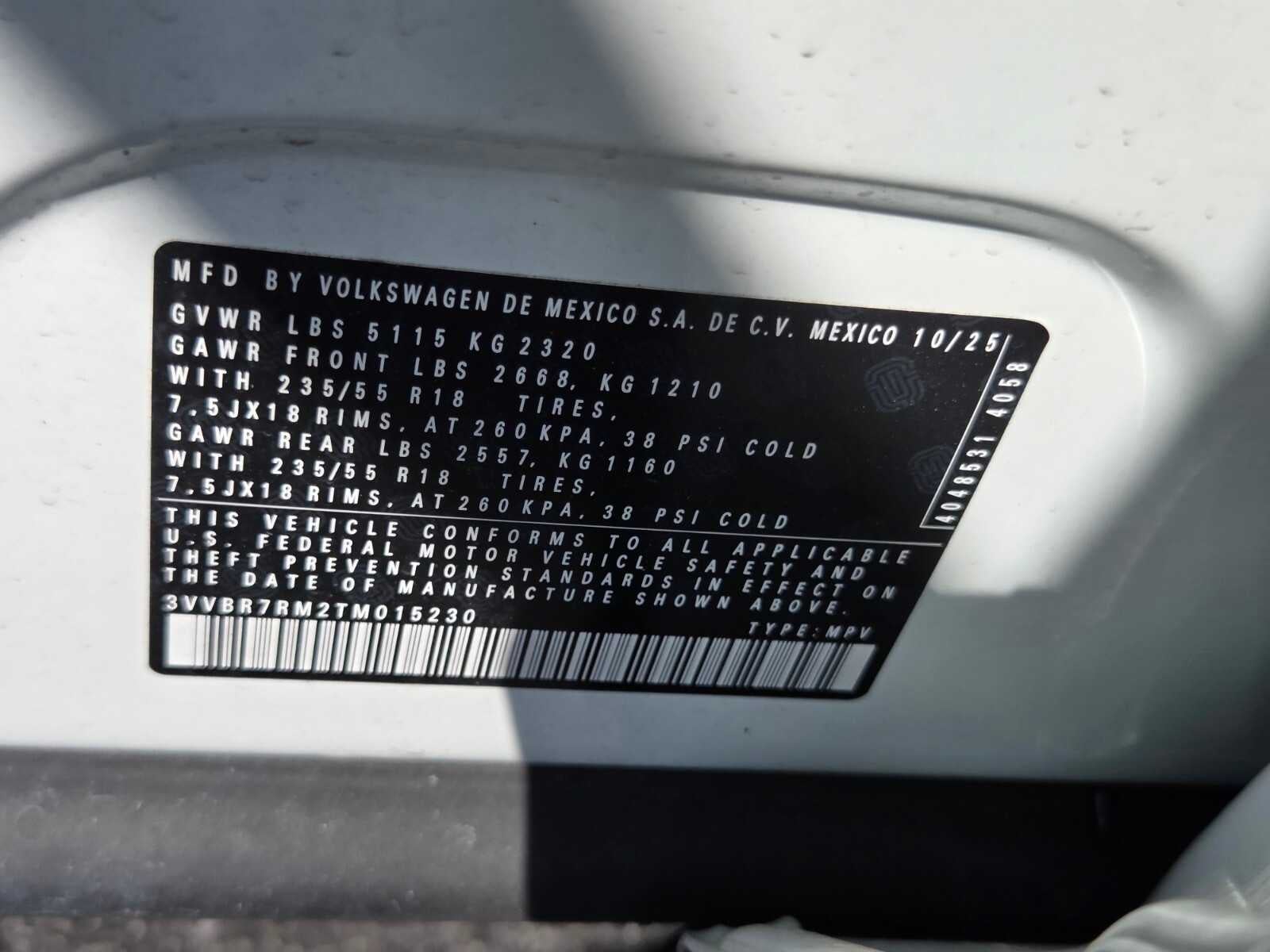 2026 Volkswagen Tiguan S