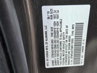 2019 Honda Odyssey EX-L w/Navi/RES