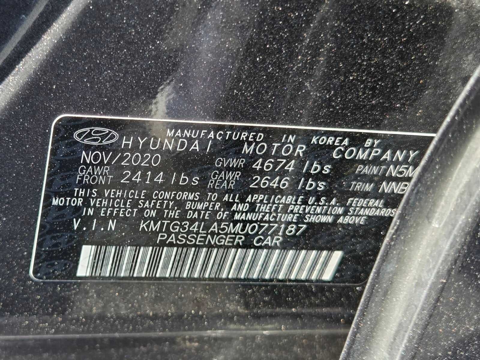 2021 Genesis G70 2.0T