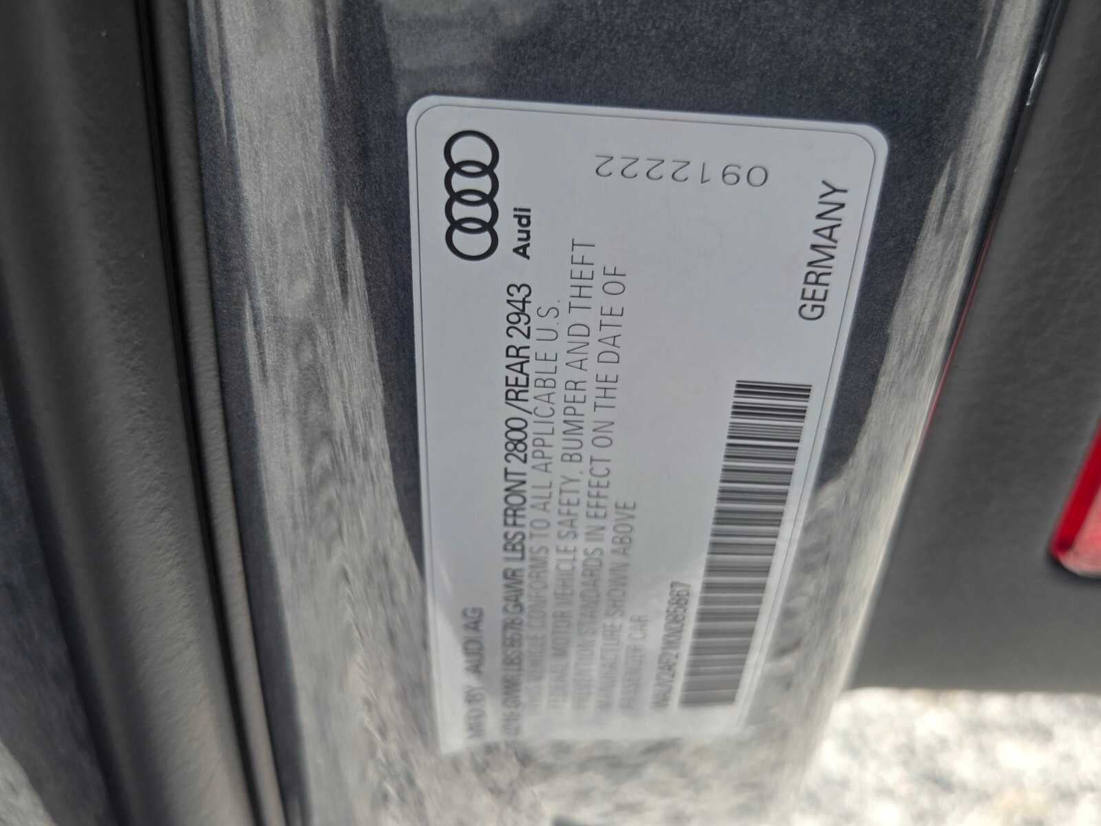 2019 Audi A7 Prestige