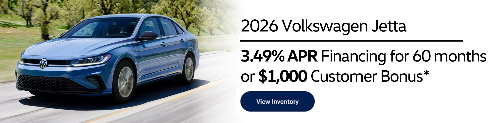 2026 VW Jetta Specials